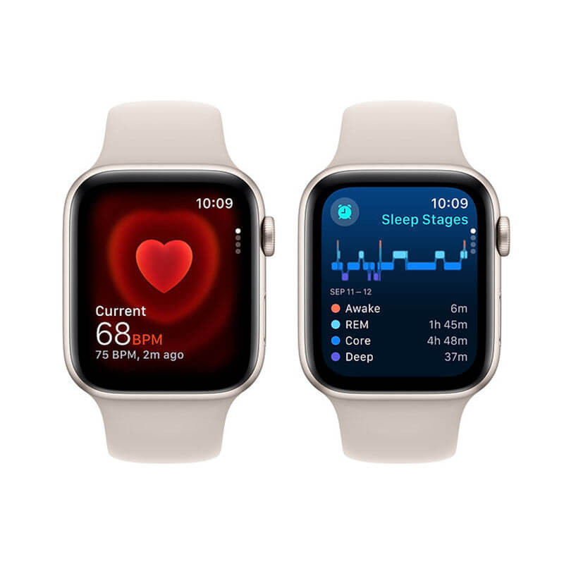 Apple Watch SE GPS 44mm - Aluminium - Starlight Sport Band M - L