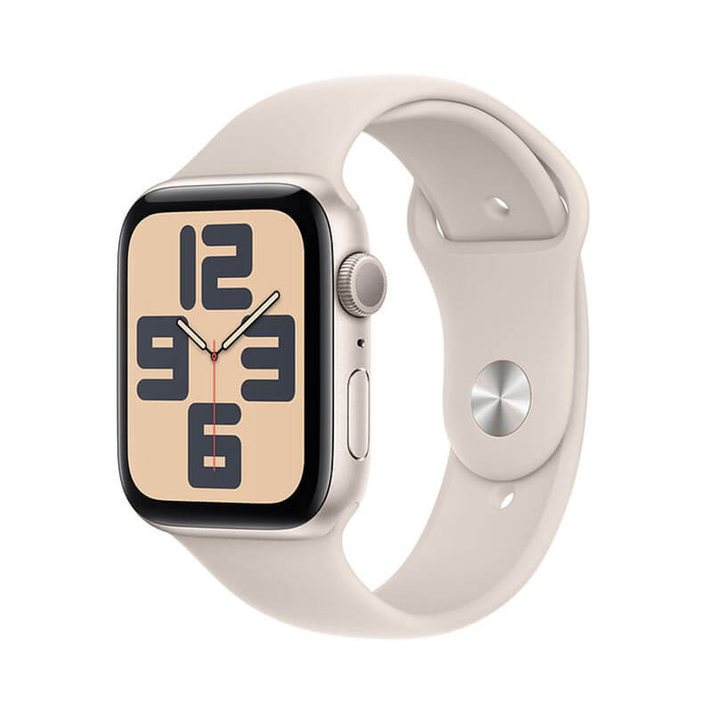 Apple Watch SE GPS 44mm - Aluminium - Starlight Sport Band M - L