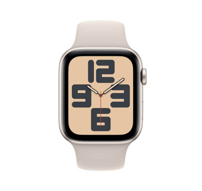 Apple Watch SE GPS 44mm - Aluminium - Starlight Sport Band M - L