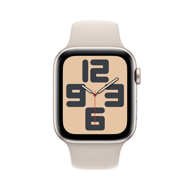 Apple Watch SE GPS 44mm - Aluminium - Starlight Sport Band M - L