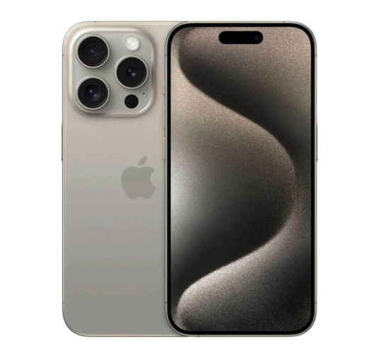 Smartphone Apple iPhone 15 Pro - 128Go, Ecran 6.1", Natural Titanium