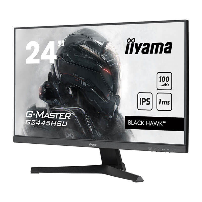 Ecran Gaming iiyama Black Hawk G-MASTER G2445HSU-B1 24" FHD, 100Hz, 1ms
