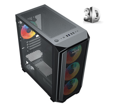 Pc Modélisation 3D Recommended Performance, Ryzen7, RTX 4060Ti, 32Go, 1To HDD + 512Go SSD
