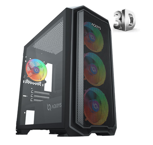 Pc Modélisation 3D Recommended Performance, Ryzen7, RTX 4060Ti, 32Go, 1To HDD + 512Go SSD