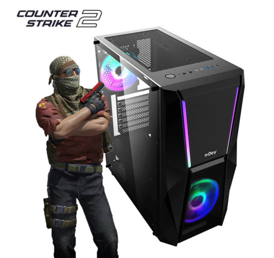 Pc Gamer CS 2 (Recommended), I3-13ème, RTX 3050 VENTUS 2X XS, 16Go, 512G SSD