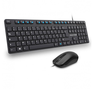 Pack clavier et souris filaire Advance WORKMATE PLUS