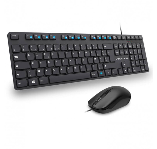 Pack clavier et souris filaire Advance WORKMATE PLUS