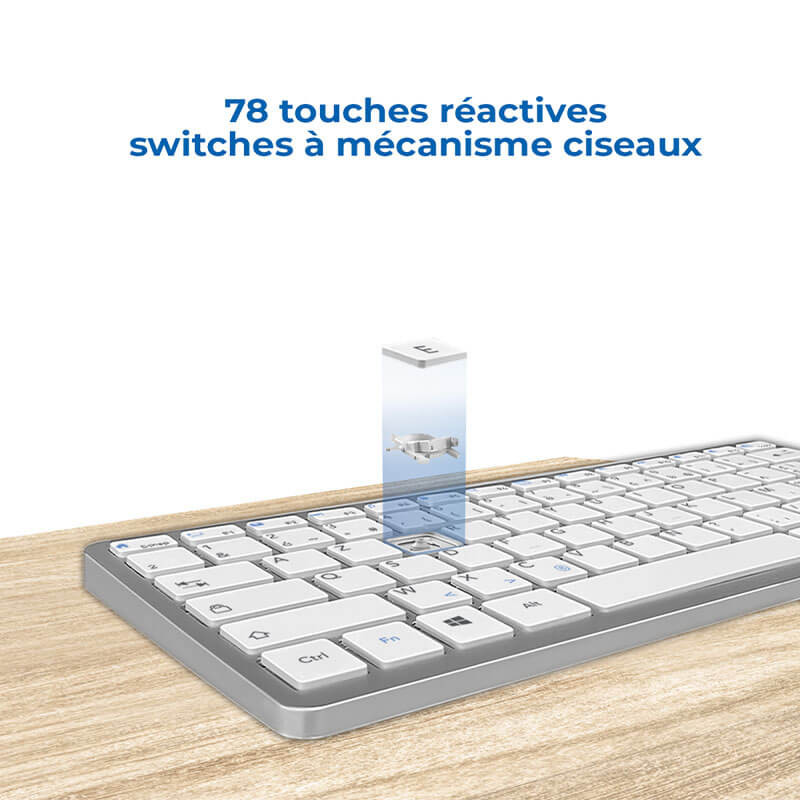 Clavier Sans fil rechargeable advance SMARTKEY PLUS
