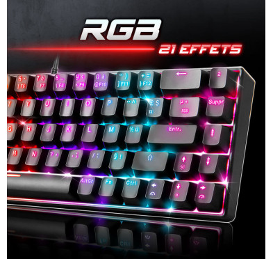 Clavier mécanique spirit of gamer XPERT-K150, 100% anti-ghosting