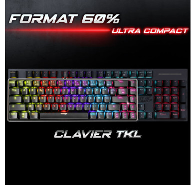 Clavier mécanique spirit of gamer XPERT-K150, 100% anti-ghosting
