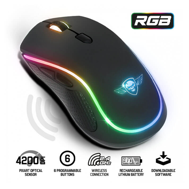 Souris Gamer sans fil Spirit of Gamer PRO-M9 - 4200 dpi