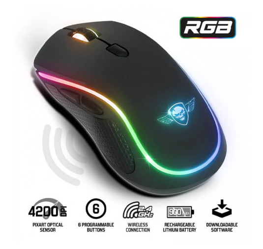 Souris Gamer sans fil Spirit of Gamer PRO-M9 - 4200 dpi