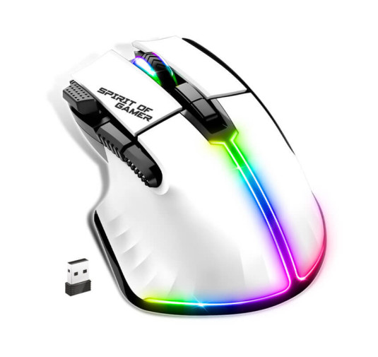Souris Gamer sans fil Spirit of Gamer PRO M5 ARTIC - 8000 dpi