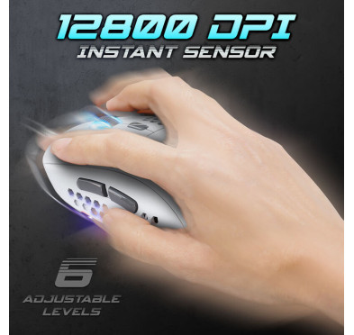 Souris Gamer Spirit of Gamer PRO-M4 ARTIC - 12800 dpi
