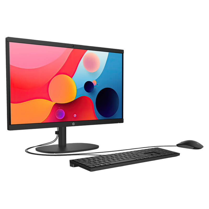 Pc All In One HP Desktop 22-dg0001nk, Intel i3-N300, 8Go, 256Go SSD, écran 22" FHD