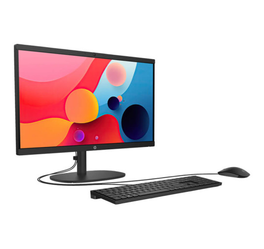 Pc All In One HP Desktop 22-dg0001nk, Intel i3-N300, 8Go, 256Go SSD, écran 22" FHD
