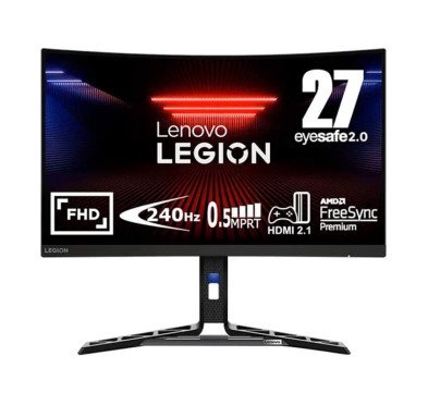 Ecran Gamer incurvé Lenovo Legion R27fc-30, VA 27" FHD - 240Hz - 0.5ms