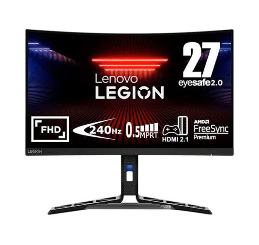 Ecran Gamer incurvé Lenovo Legion R27fc-30, VA 27" FHD - 240Hz - 0.5ms
