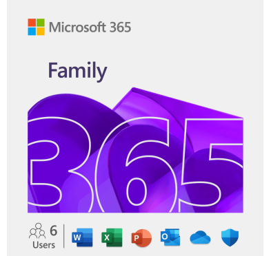 Microsoft OFFICE 365 Famille - 6 utilisateurs - Abonnement 1 an