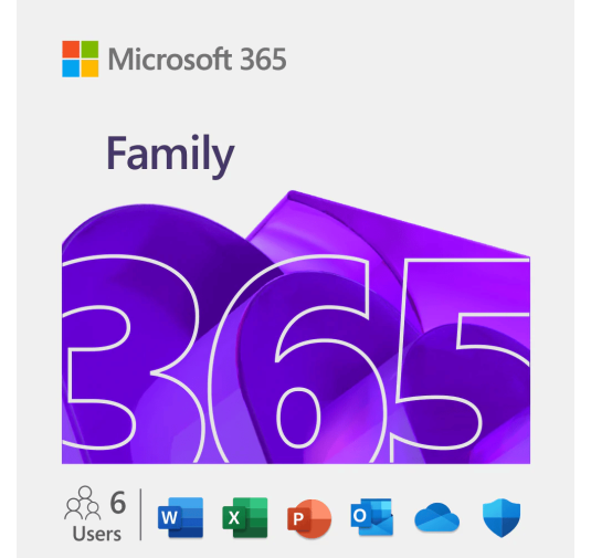 Microsoft OFFICE 365 Famille - 6 utilisateurs - Abonnement 1 an