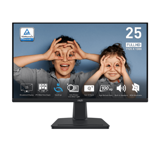 Ecran MSI PRO MP251 - 24,5" FHD -100Hz 1ms