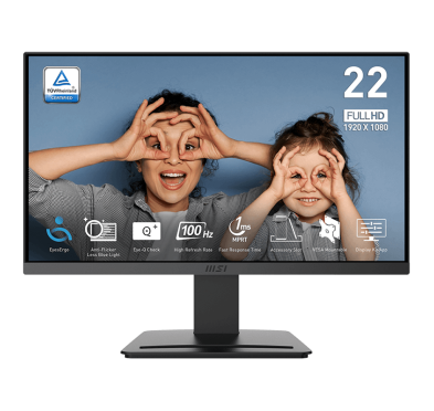Ecran MSI PRO MP223 E2 21,45" FHD -100Hz 1ms