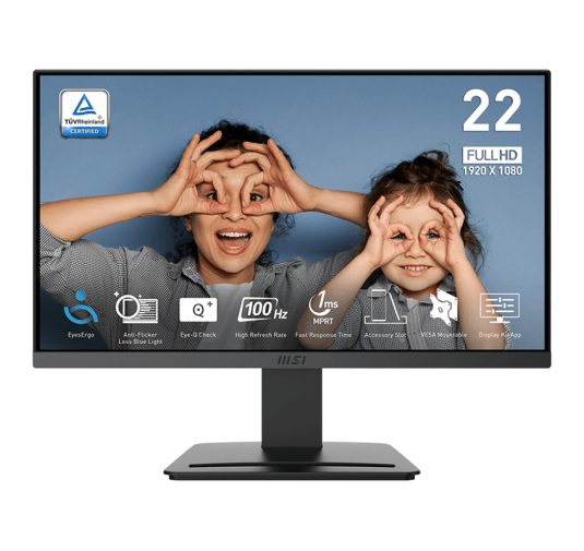 Ecran MSI PRO MP223 E2 21,45" FHD -100Hz 1ms