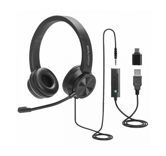 Casque micro Filaire - SMARTPHONICS 750 - Black