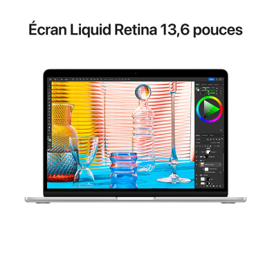 PC Portable APPLE MacBook Air M2, puce M2, 16Go, 256Go SSD, Ecran Retina 13.6" - Silver