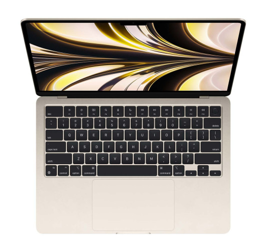 PC Portable APPLE MacBook Air M2, puce M2, 16Go, 256Go SSD, Ecran Retina 13.6" - Lumière stellaire