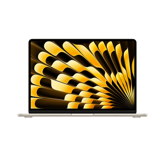 PC Portable APPLE MacBook Air M3, puce M3, 8Go, 256Go SSD, Ecran Retina 13.6" - Starlight