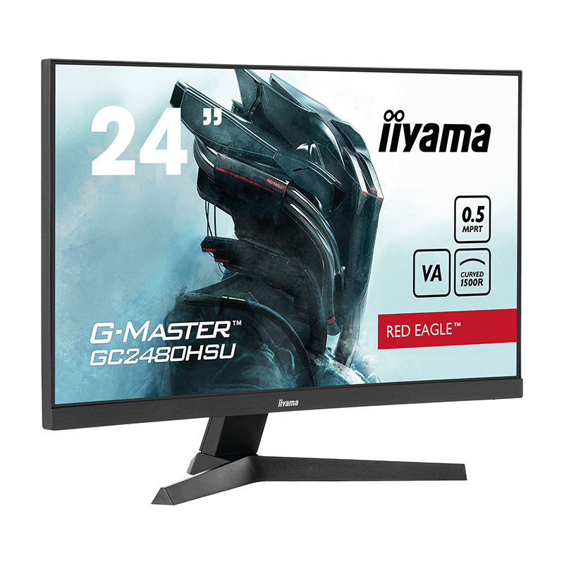 Ecran PC Gamer Curved iiyama G-MASTER GC2480HSU-B1 - 24" FHD, 0.5ms, 180Hz