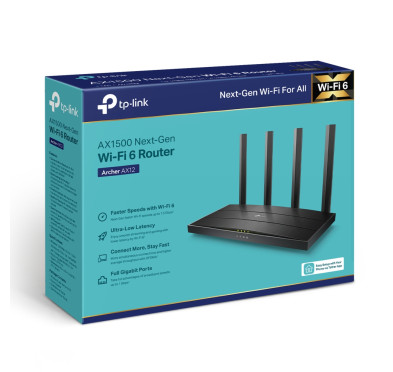 Routeur Wi-Fi 6 AX1500 Tp-link Archer AX12, 1.5 Gbit/s