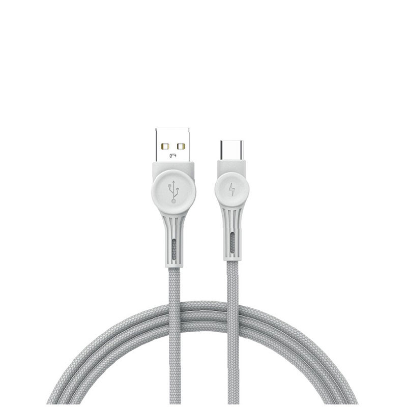 Câble Type USB-A to USB-C, 1.2m 65Watt Data & charge rapide - Blanc Câble Type USB-A to USB-C, 1.2m 65Watt Data & charge rapide - Blanc