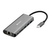 Sandberg station d'accueil Pro USB-C (5en1)