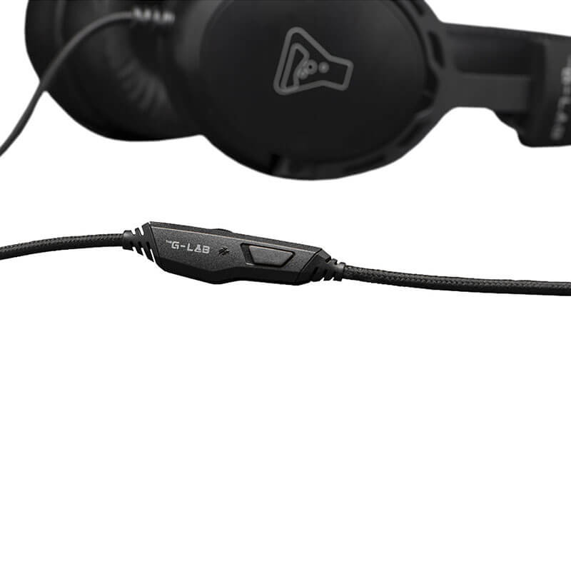 Casque Gamer Filaire - G-Lab KORP-TITANIUM - Black