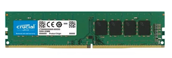 CRUCIAL BARETTE 8G DDR4-3200MHZ