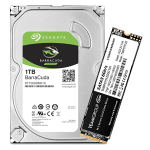 Teamgroup 512 Go SSD & 1To HDD Seagate