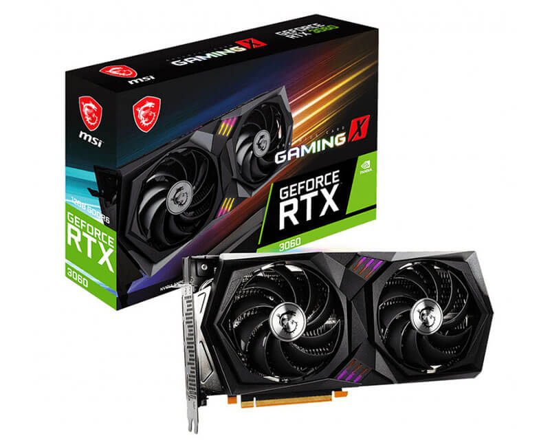Carte graphique MSI GEFORCE RTX 3060 gaming x