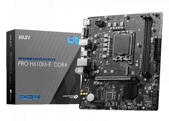 carte mère MSI PRO H610M-E-DDR4
