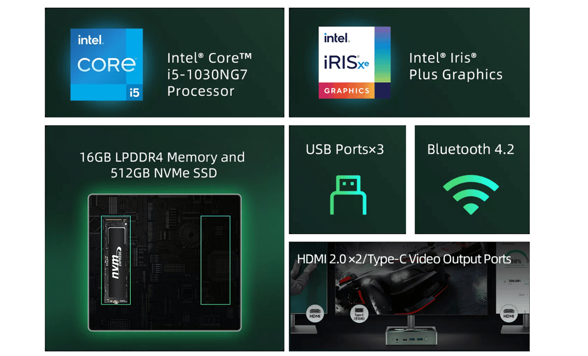 mini pc de bureau Tunisie - BMAX-B6Pro