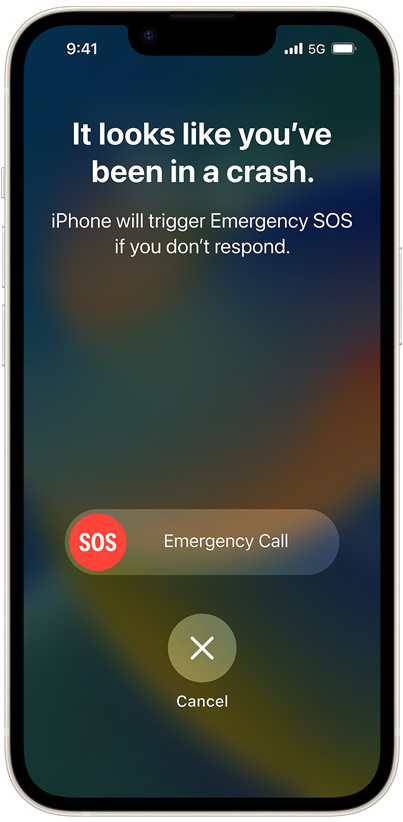 crash detection iphone 14