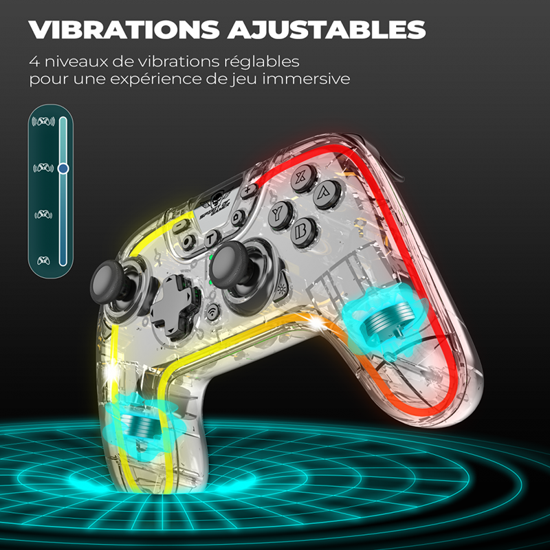 MANETTE de jeux Spirit of gamer - PULSE RGB BLUETOOTH