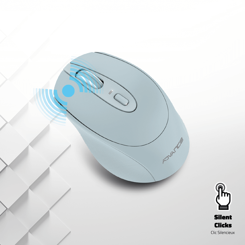 SOURIS Tunisie | ADVANCE sans fil - Bleu
