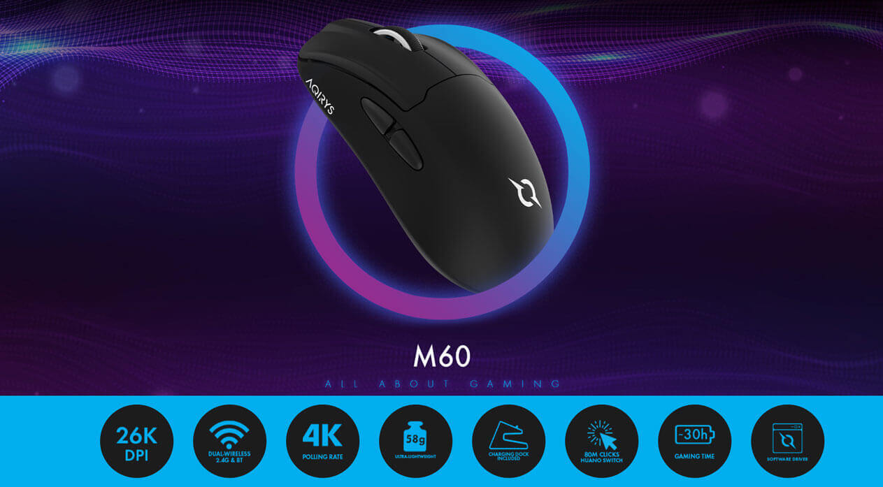 souris gamer aqirys M60