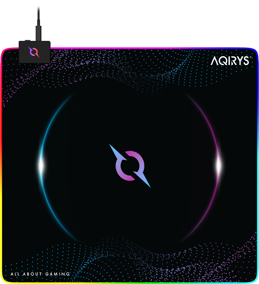 TAPIS DE SOURIS GAMER AQIRYS ECLIPSE MEDIUM RGB