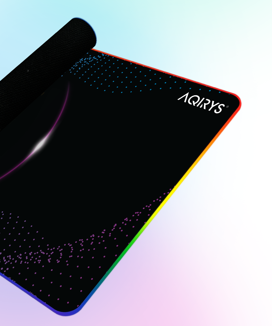 TAPIS DE SOURIS GAMER AQIRYS ECLIPSE MEDIUM RGB