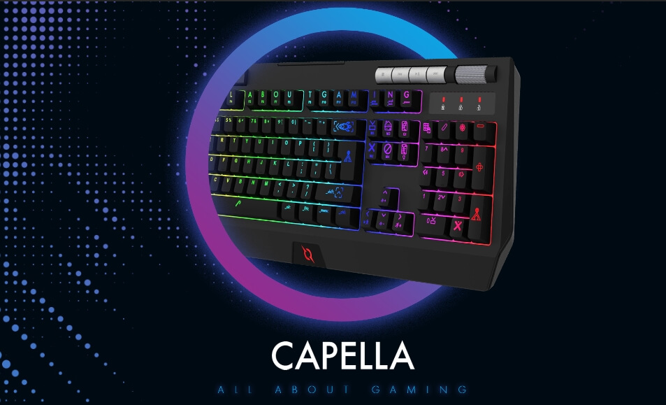 Clavier Gamer Mécanique AQIRYS MIRA 100% Anti-ghosting RGB - Noir