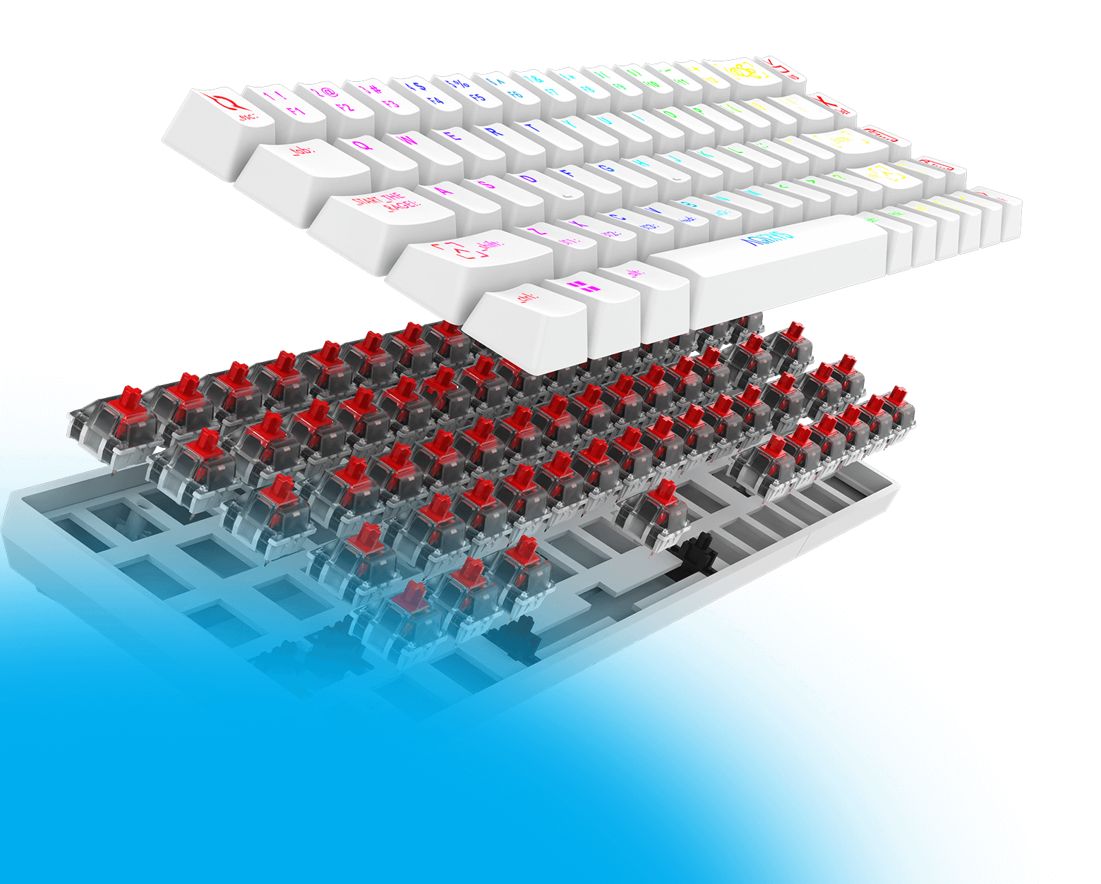 Clavier Gamer Tunisie  Clavier Mécanique AQIRYS Anti ghosting