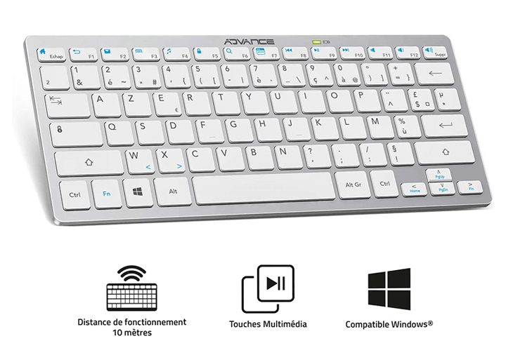 advance clavier sans fil CLA-BT210FR